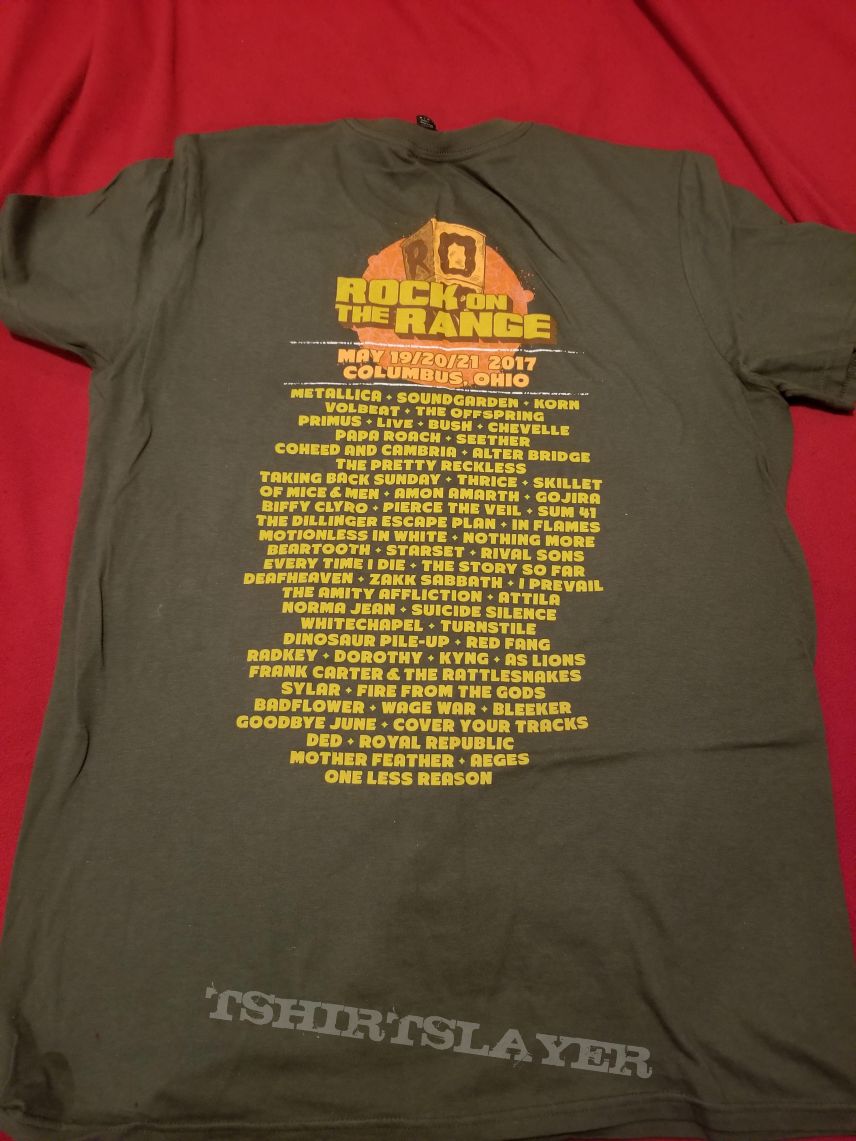 The Dillinger Escape Plan Tour shirt, 2017