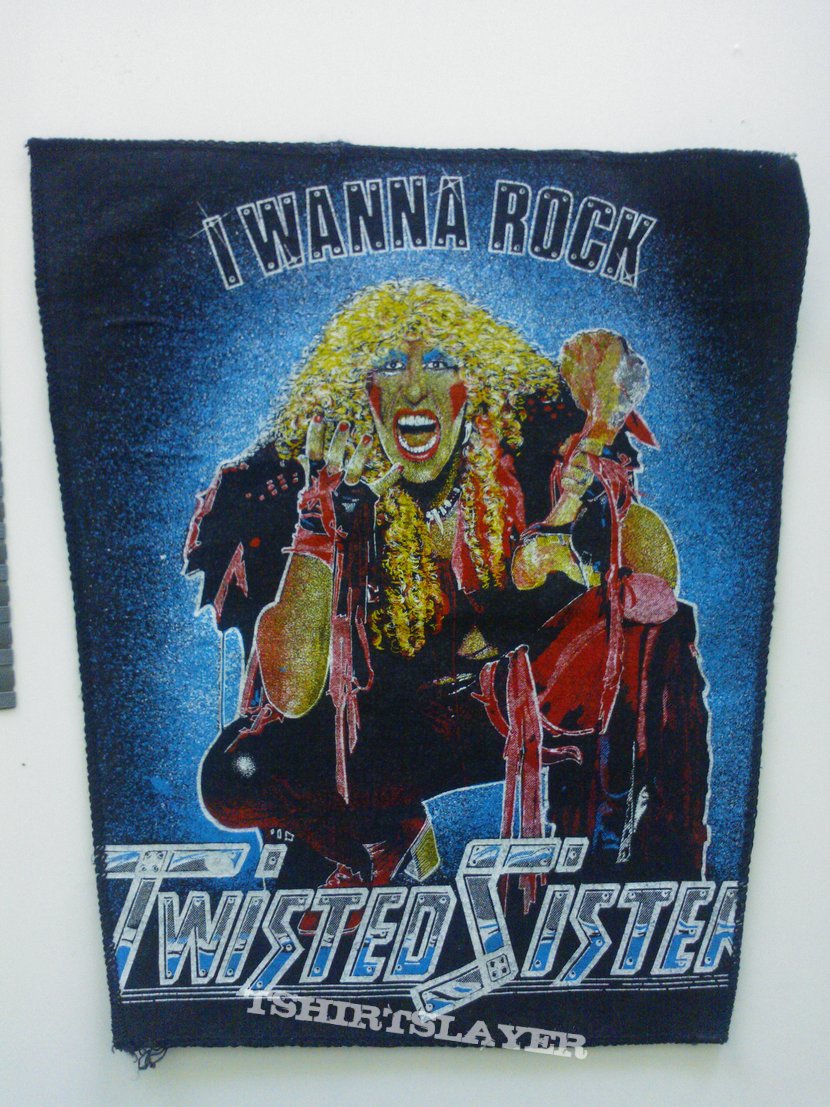 Twisted Sister - I Wanna Rock back patch