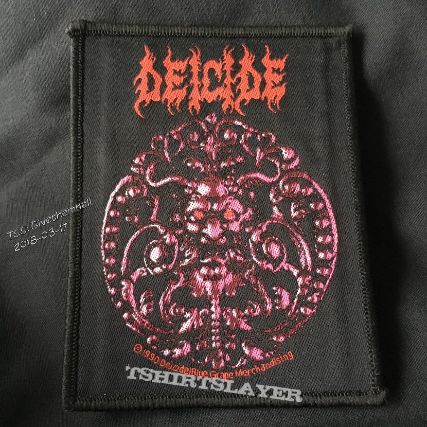 Deicide - Meddalion woven bootleg patch