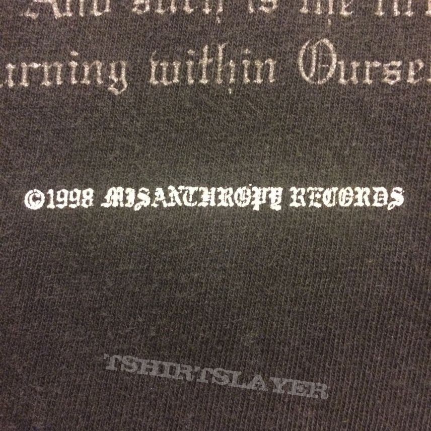 Burzum Aske 1998 Misanthropy Records shirt