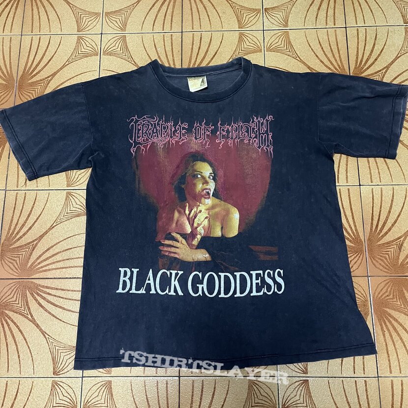 96' Cradle of Filth Black Goddess XL | TShirtSlayer TShirt and BattleJacket  Gallery