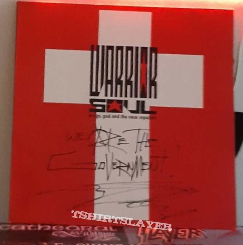 Warrior Soul– Drugs, God And The New Republic signed vinyl