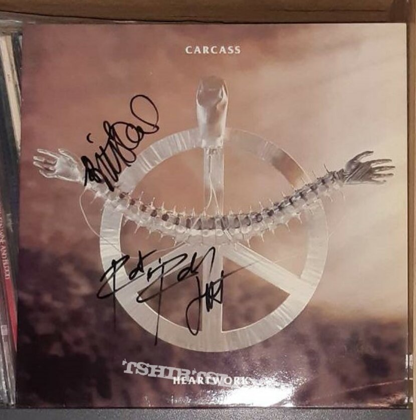 Carcass ‎– Heartwork signed vinyl