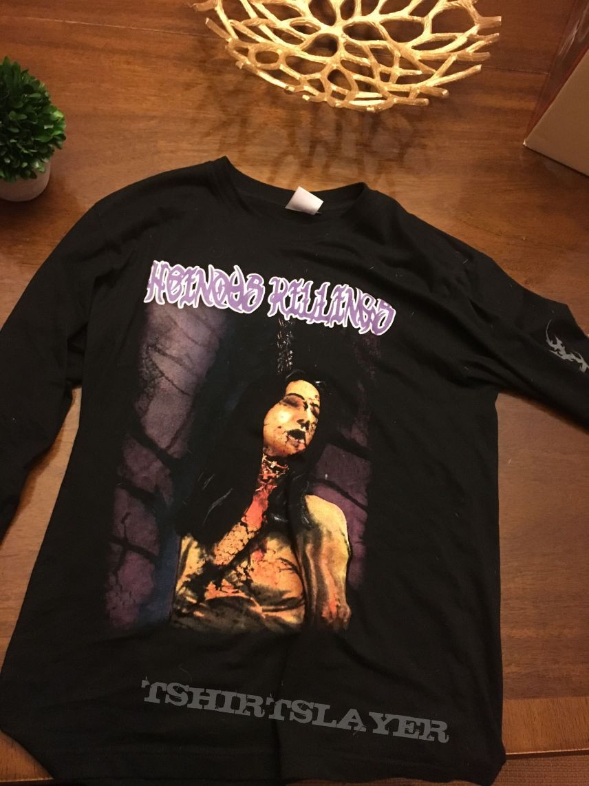 Heinous killings &quot;Hung With Barbwire&quot; longsleeve