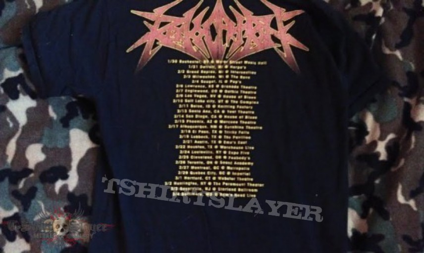 TShirt or Longsleeve - Revocation 2012 Tour Shirt