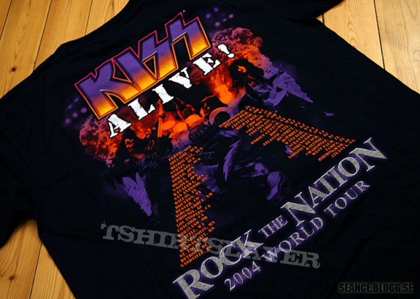 KISS - Rock The Nation Tour | TShirtSlayer TShirt and BattleJacket