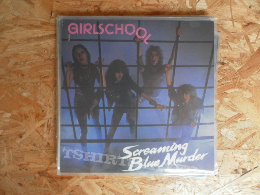 Other Collectable - Girlschool-Screaming blue murder lp