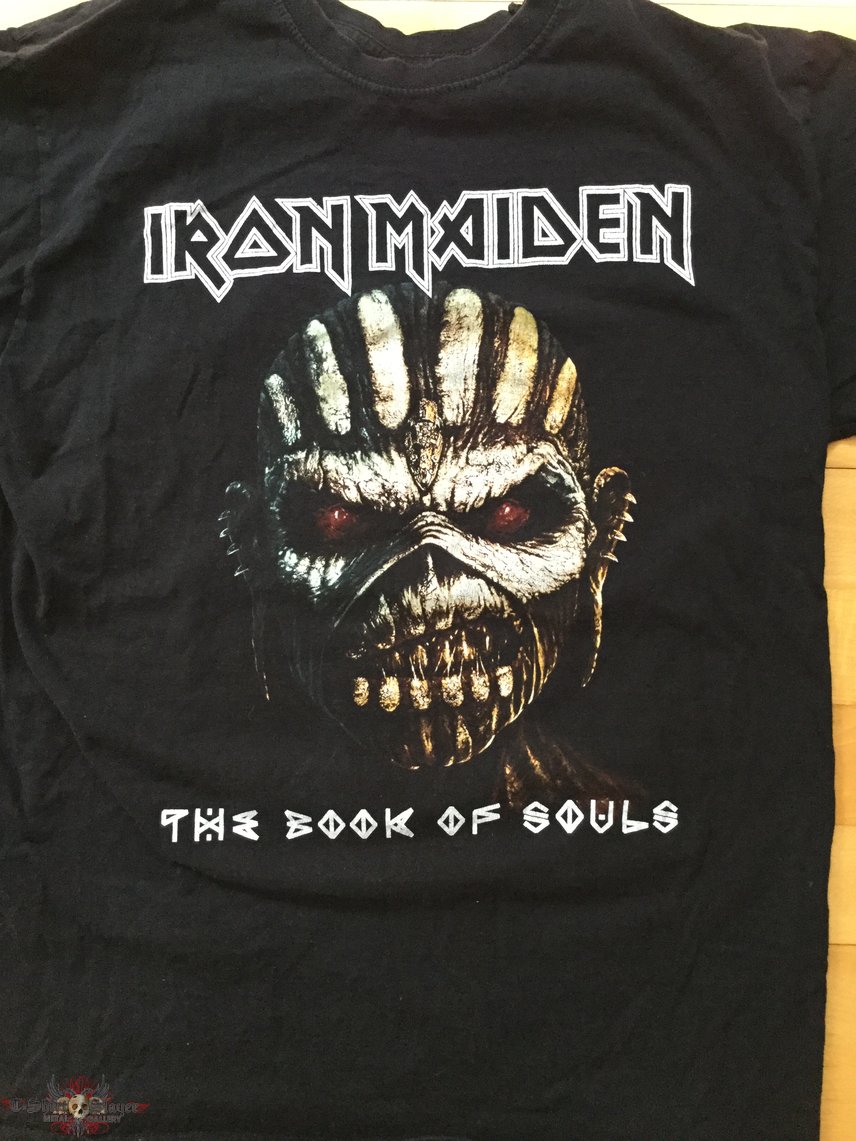 Iron Maiden Book of Souls tour tshirt 2016