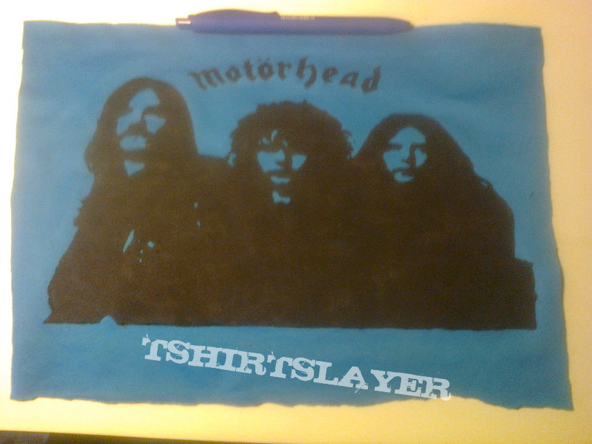 Motörhead d.i.y. hand painted motorhead backpatch