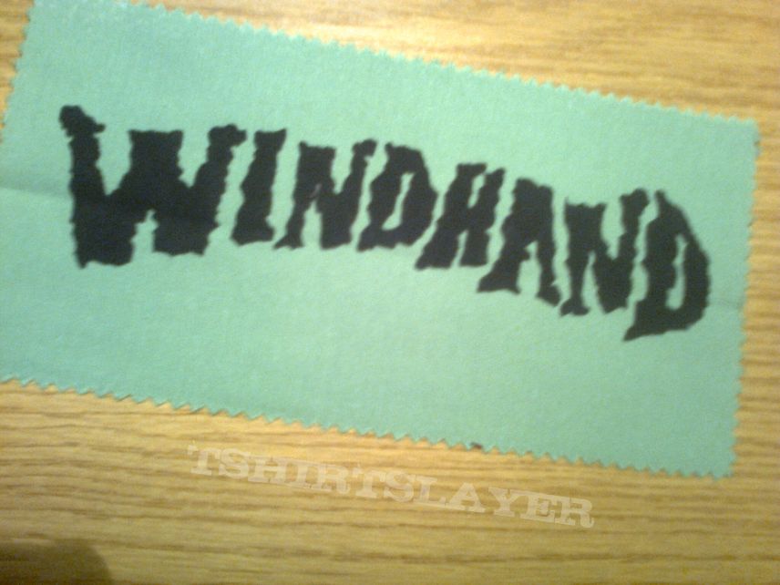 d.i.y. hand painted windhand patch