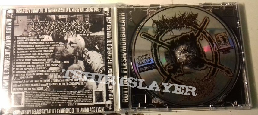 Rotting Flesh/ Morbideath split CD