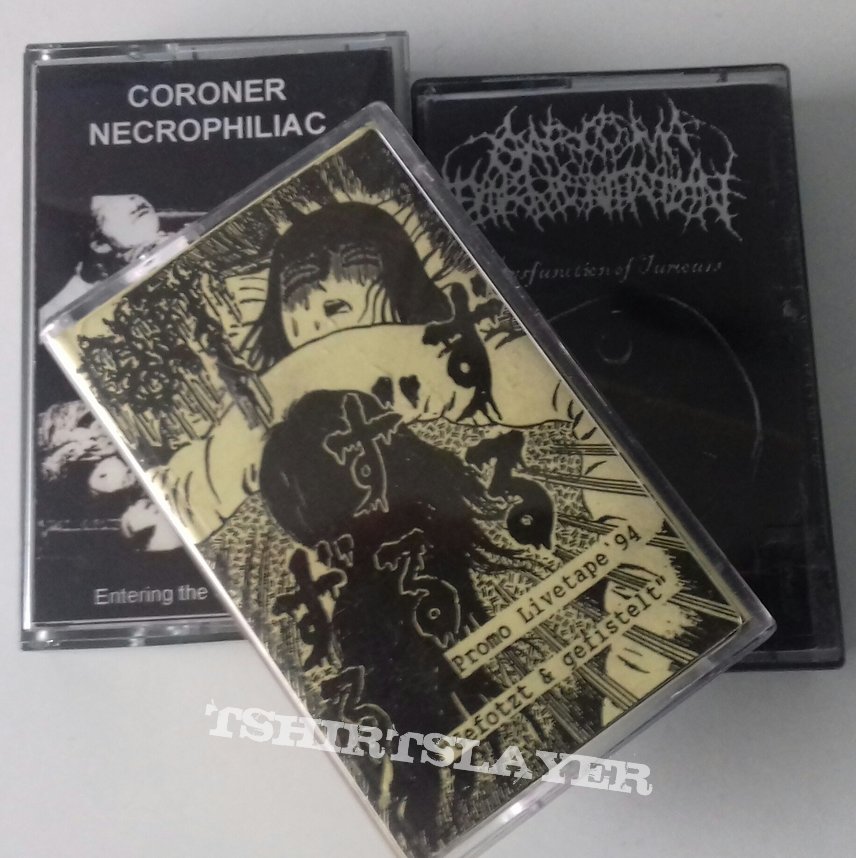 Coroner Necrophiliac, Gut, Sarcoma Fermentation tapes