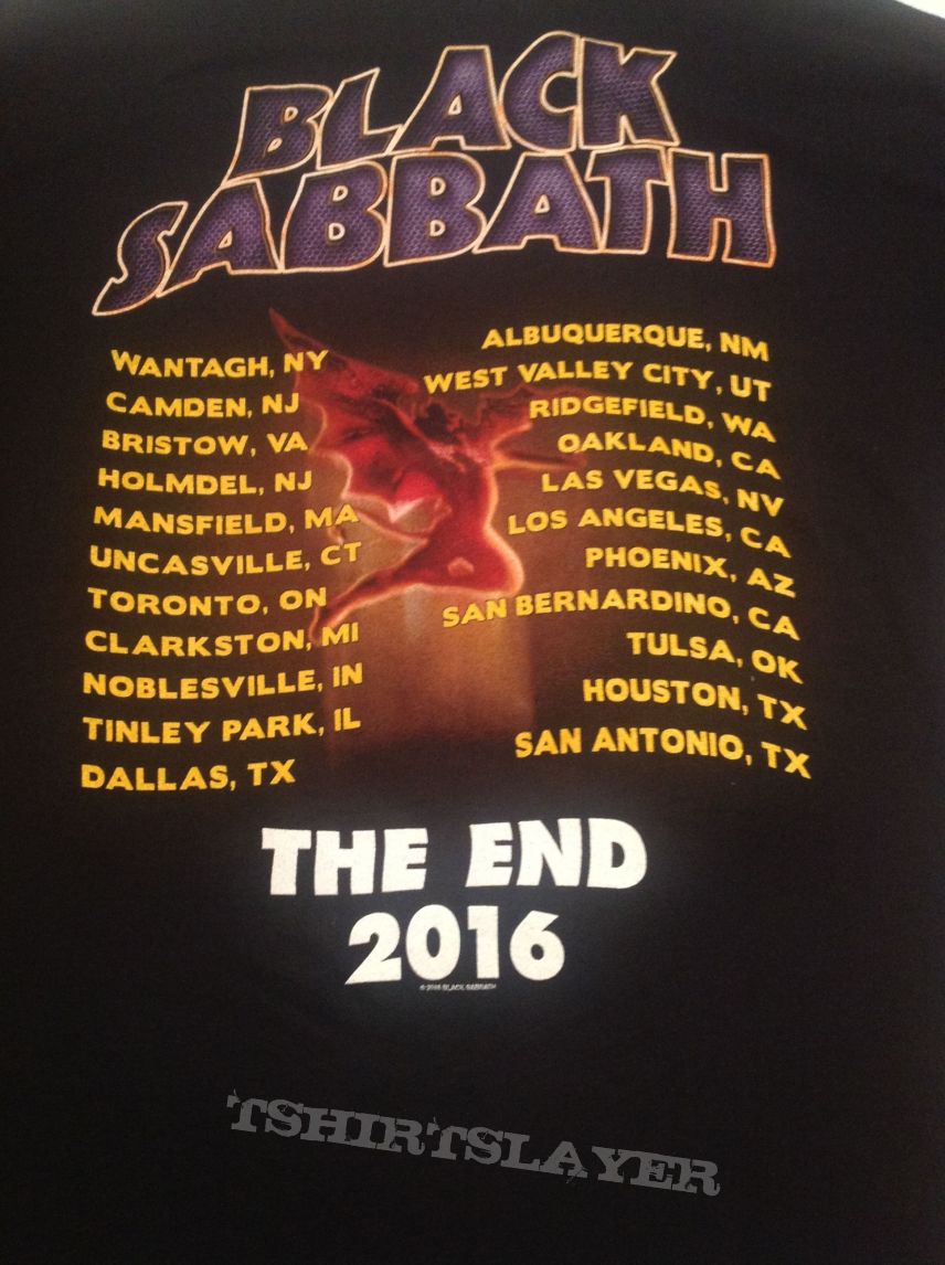 Black Sabbath - the end tour T-shirt 2016