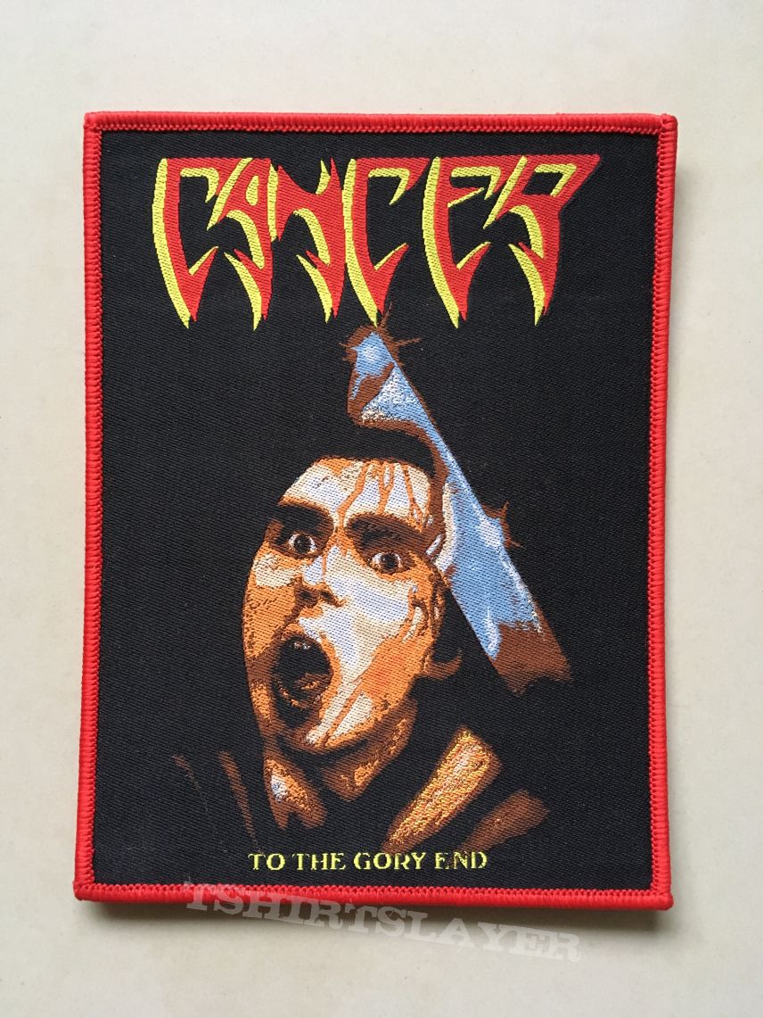 Cancer - To The Gory End Patch