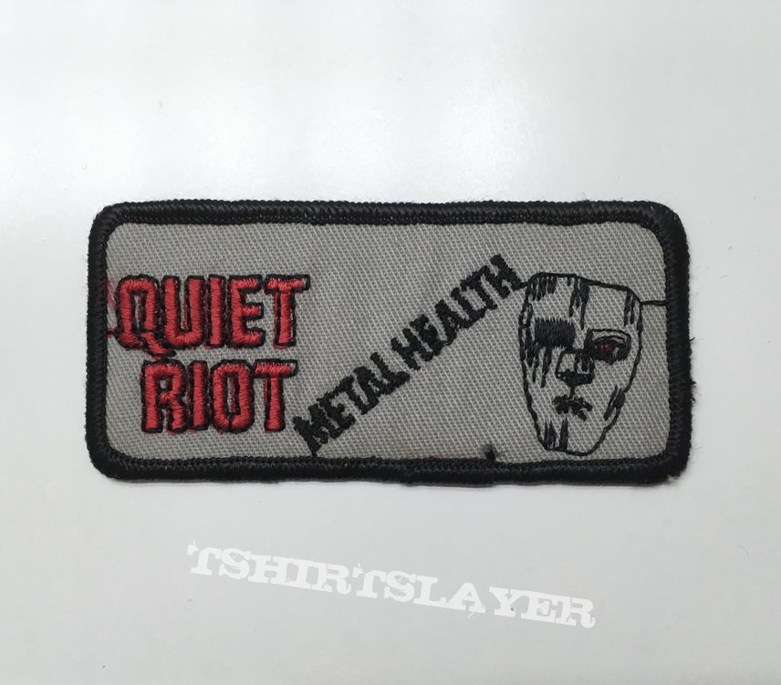 Quiet Riot - Metal Health vintage embroidered patch