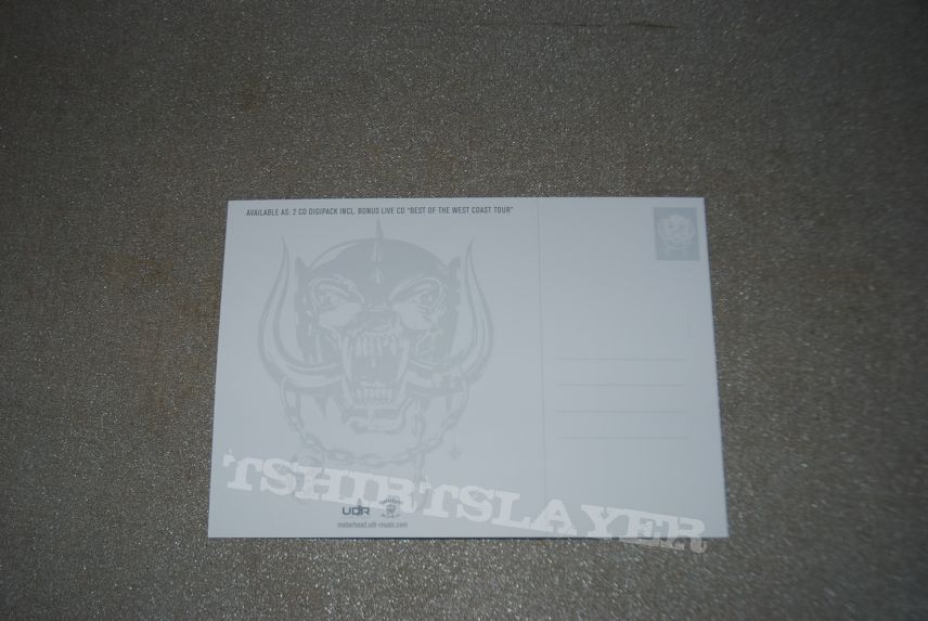 Motörhead Motorhead Aftershock postcard