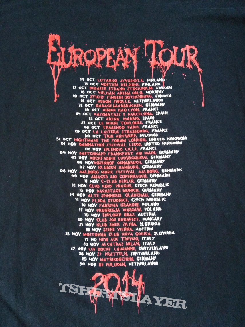 Cannibal Corpse Cannibal European tour 2014