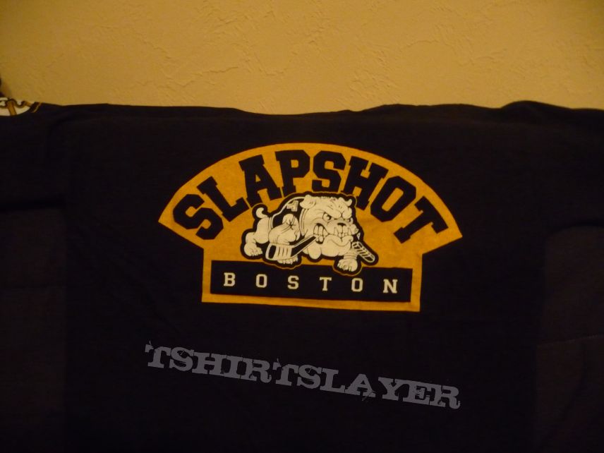 Slapshot t-shirt bulldog logo | TShirtSlayer TShirt and BattleJacket ...