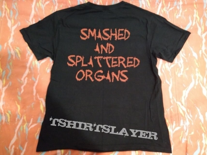 Cerebral Effusion Smashed and Splattered Organs tshirt