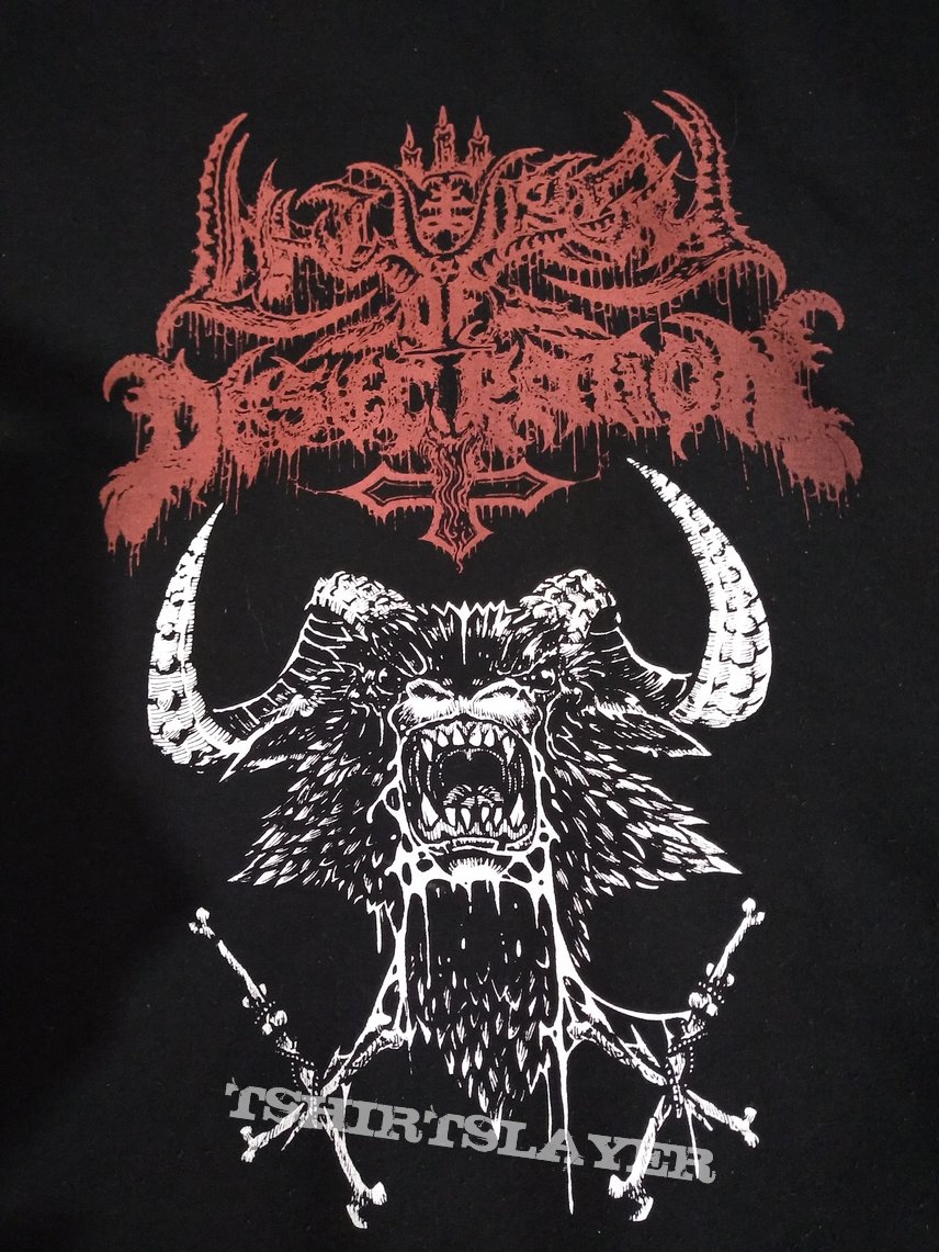Liturgy of Desecration And the Goat of Sodomy Commands... zip-hoodie