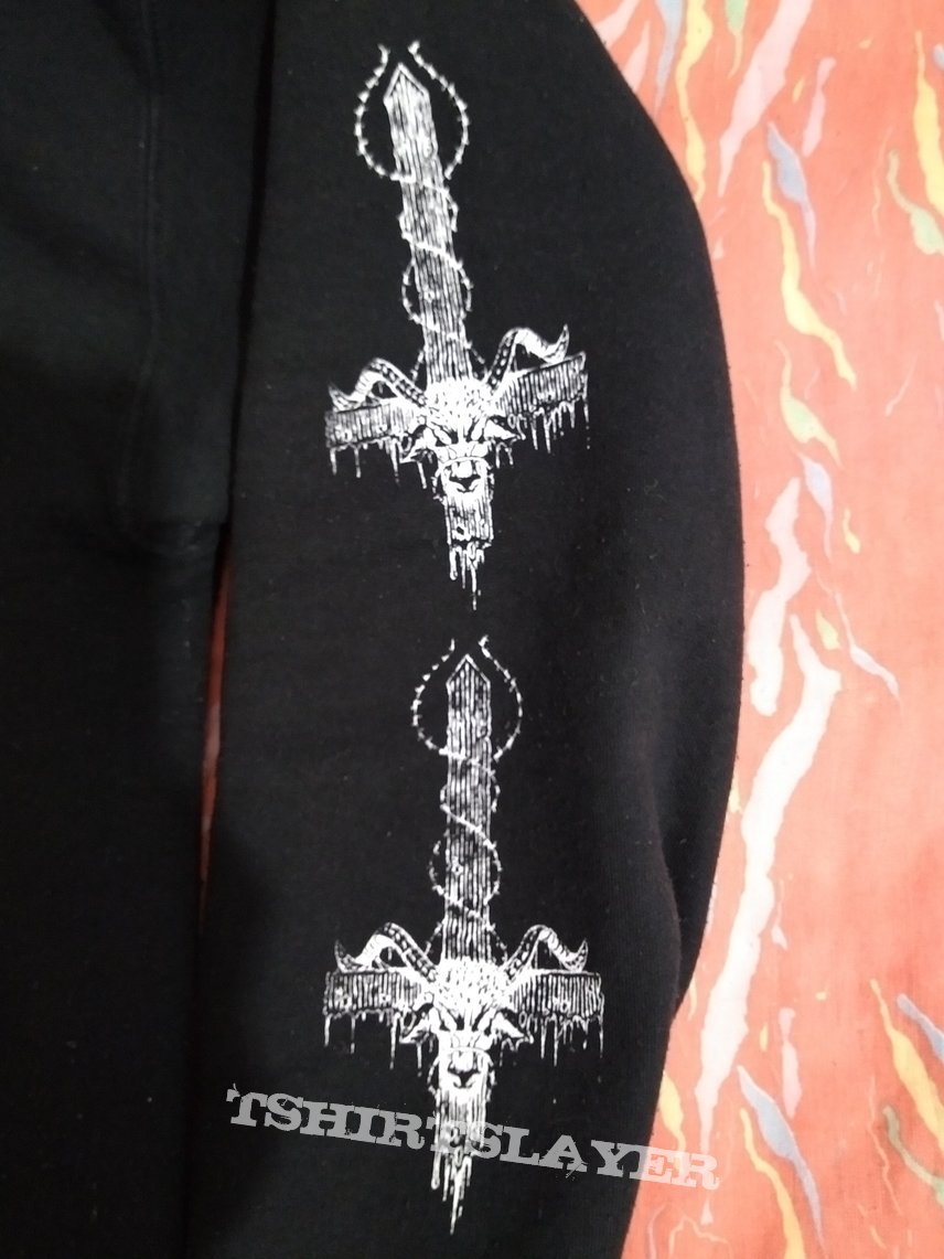 Liturgy of Desecration And the Goat of Sodomy Commands... zip-hoodie