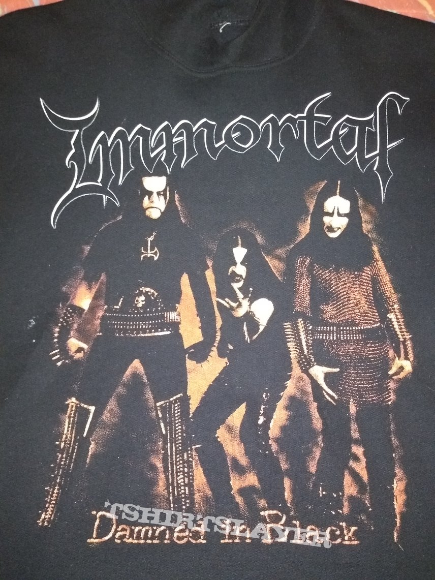 Immortal Damned in Black 2 sided L size Hoodie