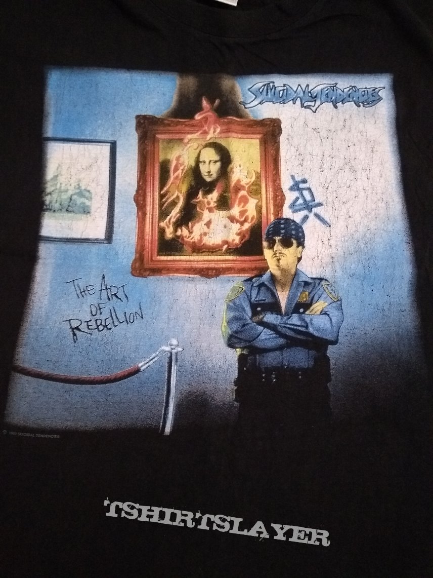 Suicidal Tendencies The Art of Rebellion European Tour &#039;93 sleeveless tshirt