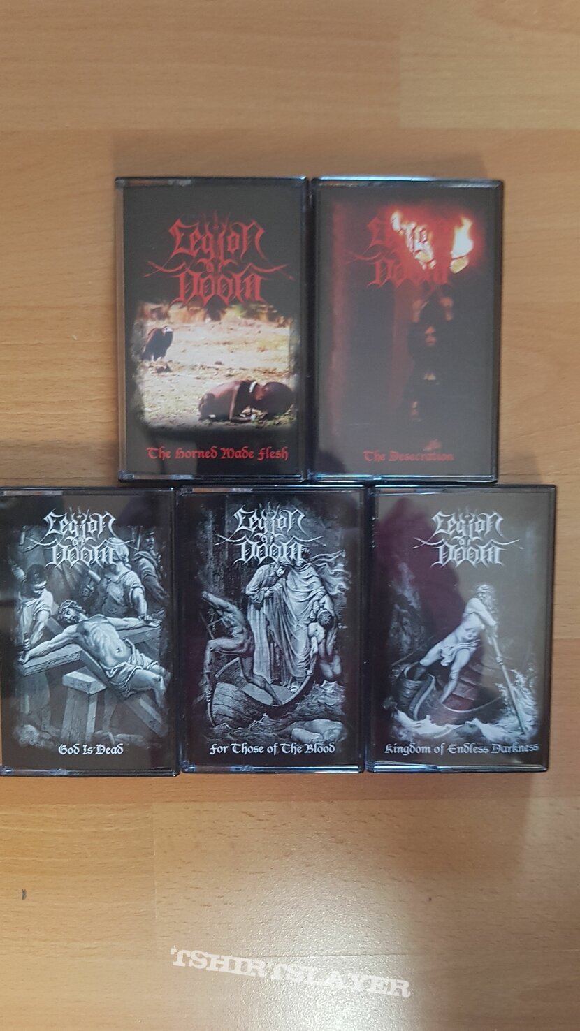 LEGION OF DOOM - Unholy Hellenic Black Metal Tape Boxset ,Limited edition of 100 copies