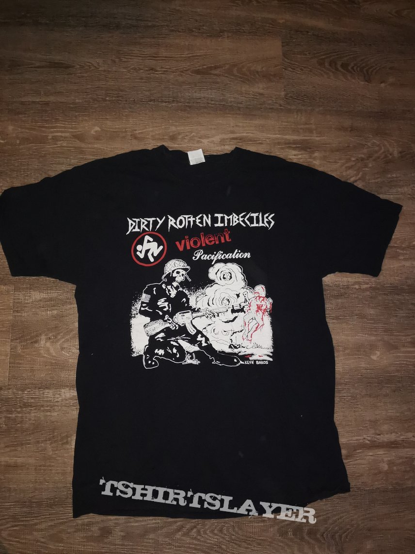 Dri Dirty Rotten Imbeciles Violent Pacification Shirt L Tshirtslayer Tshirt And Battlejacket Gallery