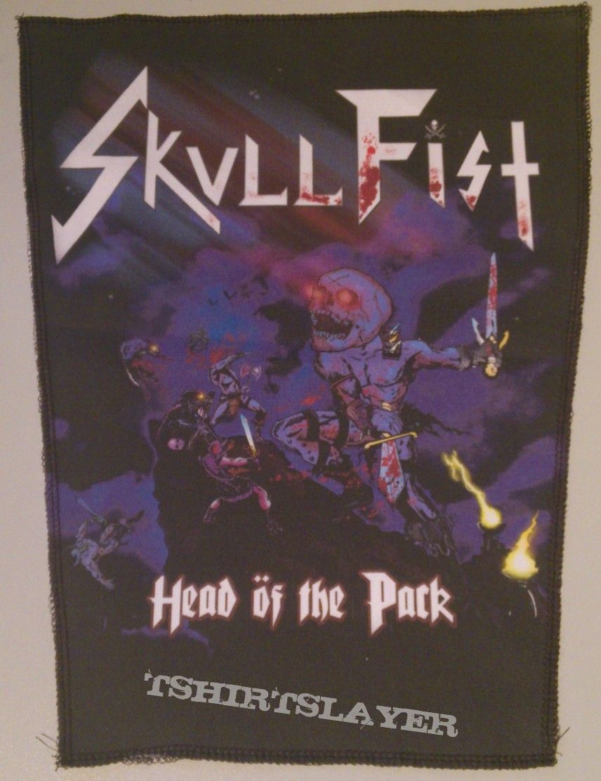 WANTED: Skull Fist &quot;Head of the Pack&quot; Backpatch