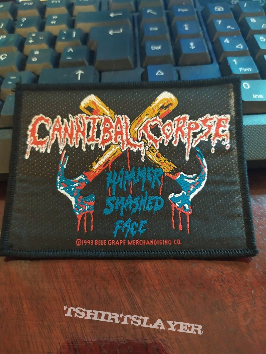 Cannibal Corpse Official &quot;Hammer Smashed Face&quot; Patch
