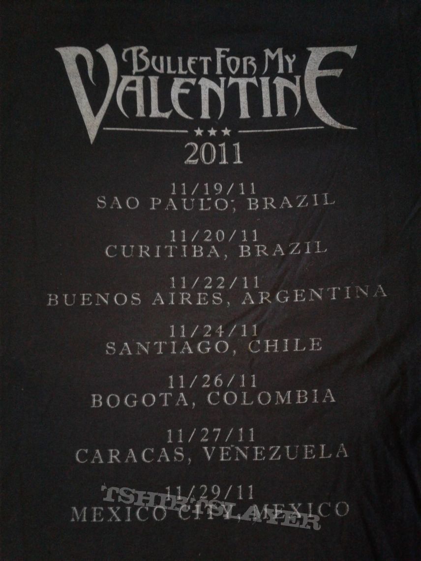 Bullet for my Valentine - Latin American Tour Shirt 2011