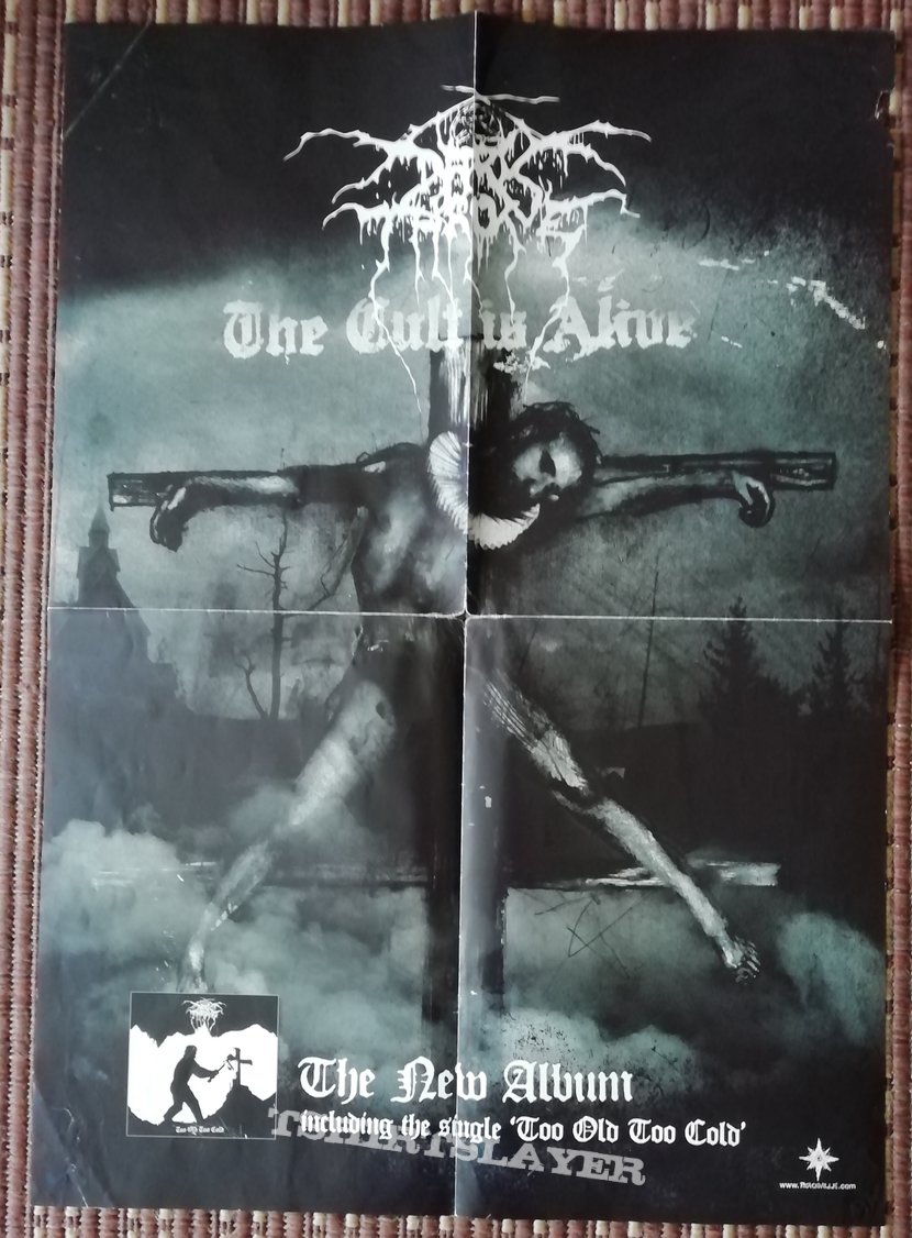 Darkthrone &#039;The Cult is Alive&#039; poster 