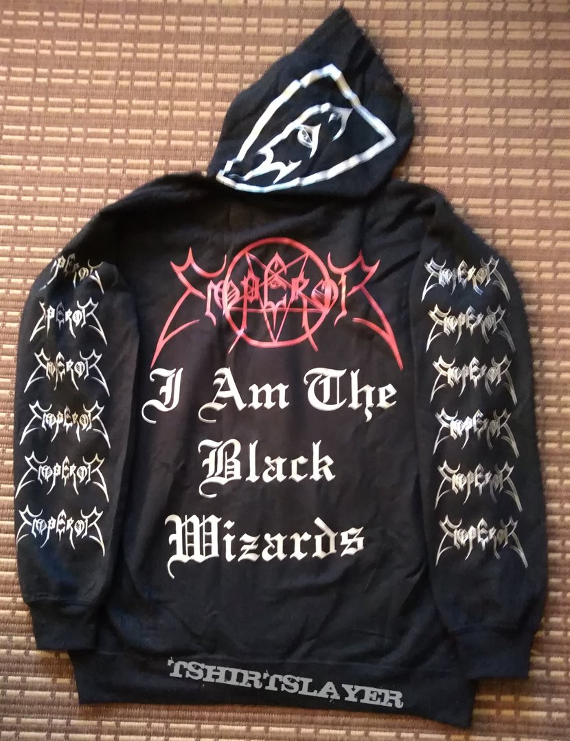Emperor 'I Am The Black Wizards' zippered hoodie | TShirtSlayer TShirt and  BattleJacket Gallery