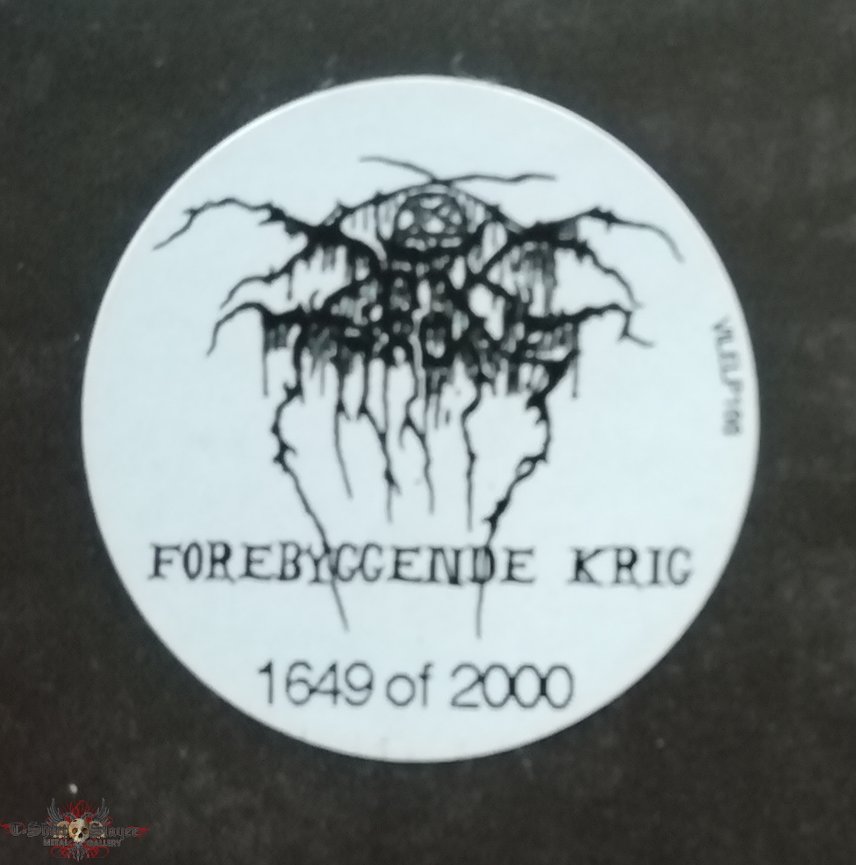 Darkthrone &#039;Forebyggende Krig&#039; numbered EP 