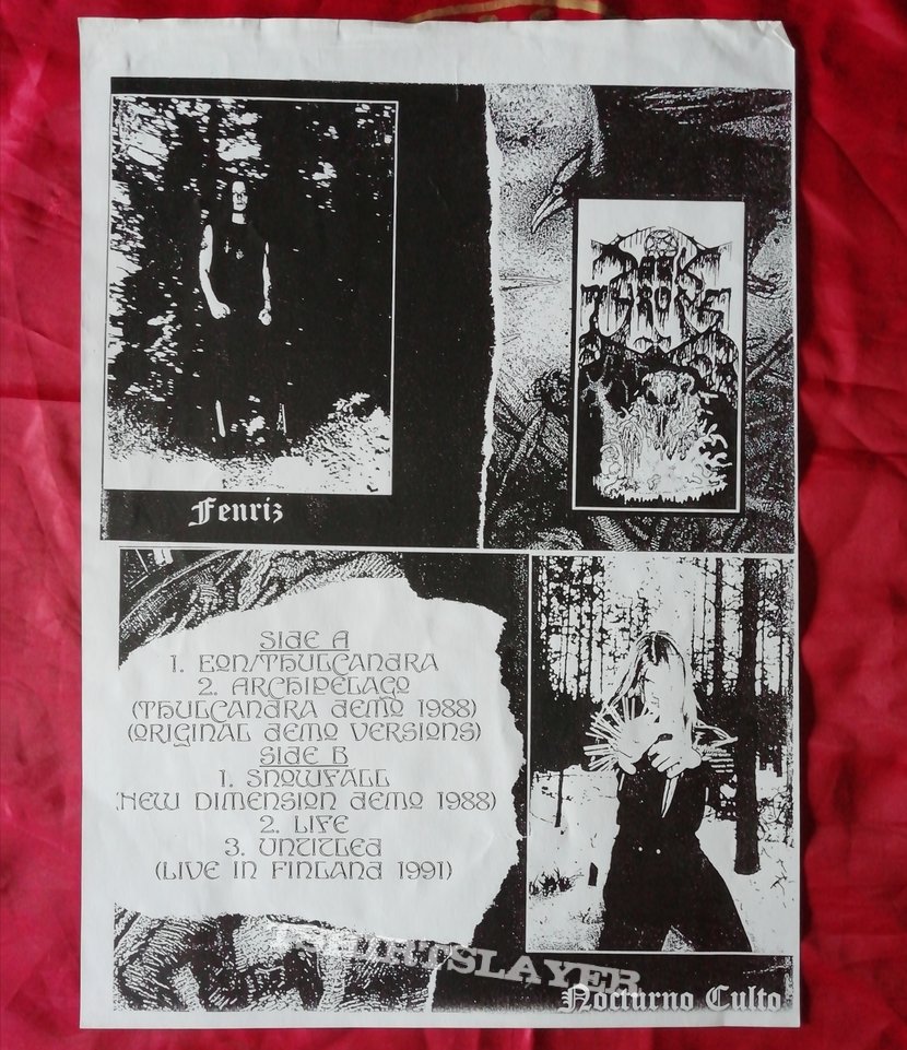 Darkthrone &#039;Return To Ultima Thule&#039; white unofficial vinyl 