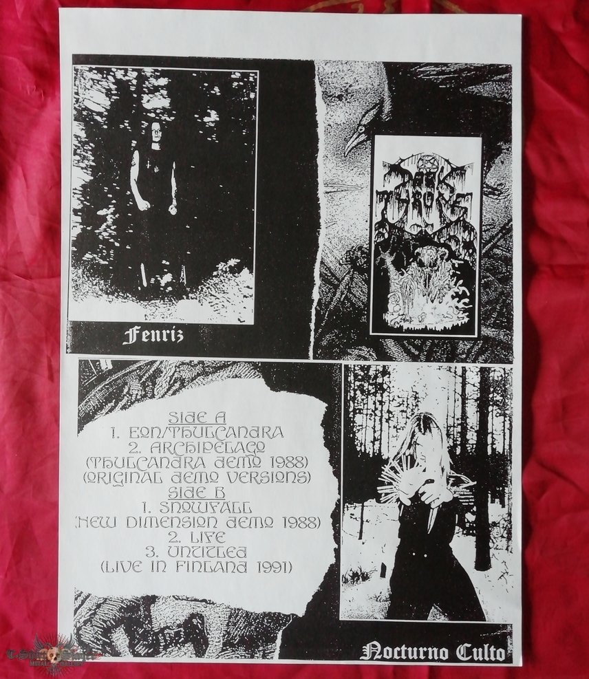 Darkthrone &#039;Return To Ultima Thule&#039; unofficial blue transparent vinyl