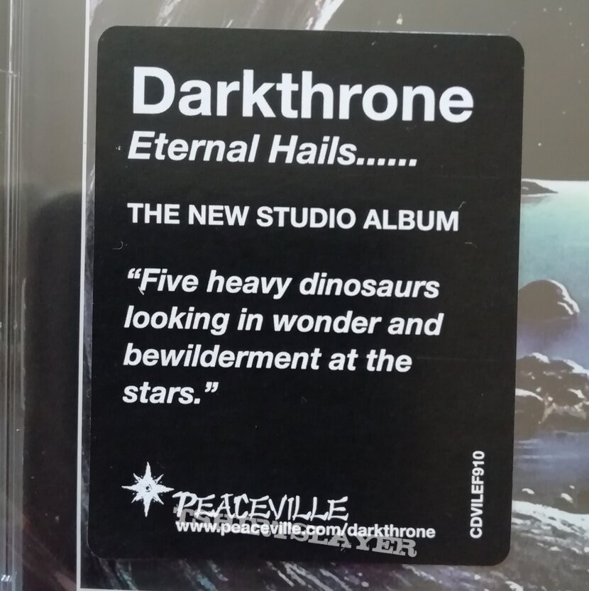 Darkthrone &#039;Eternal Hails......&#039; CD