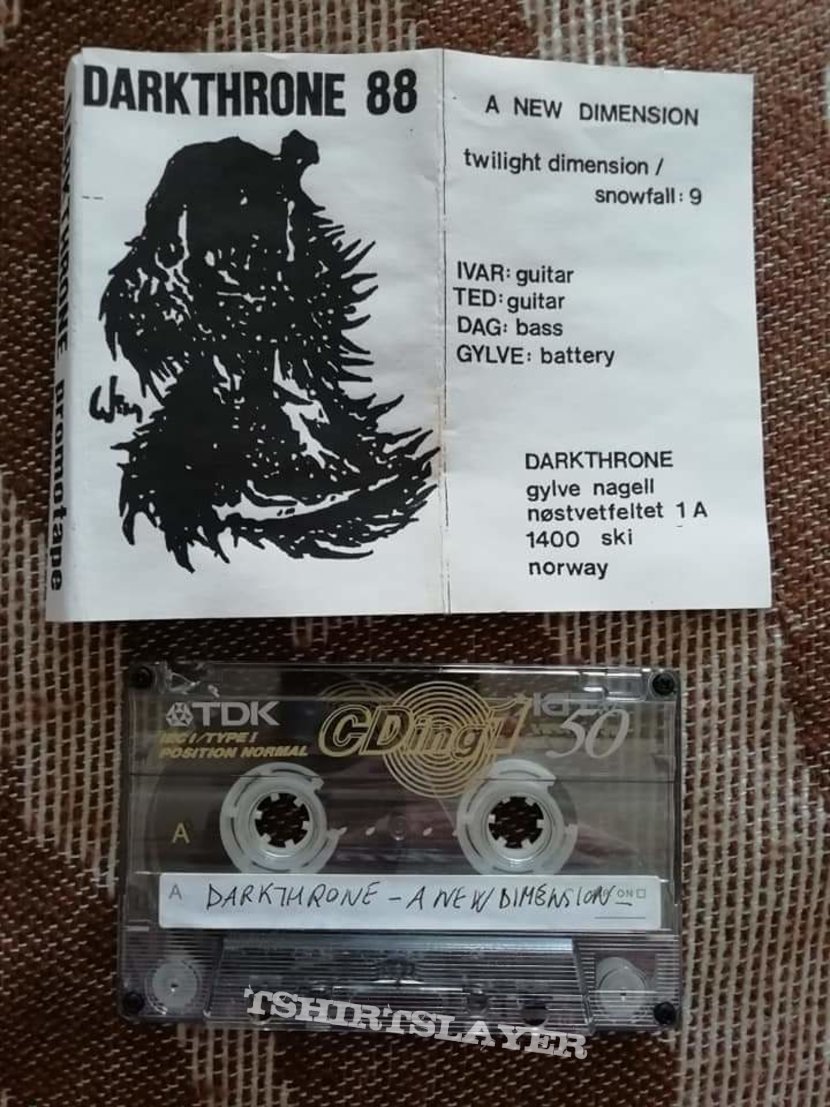 Darkthrone 88 &#039;A New Dimension&#039; cassette 