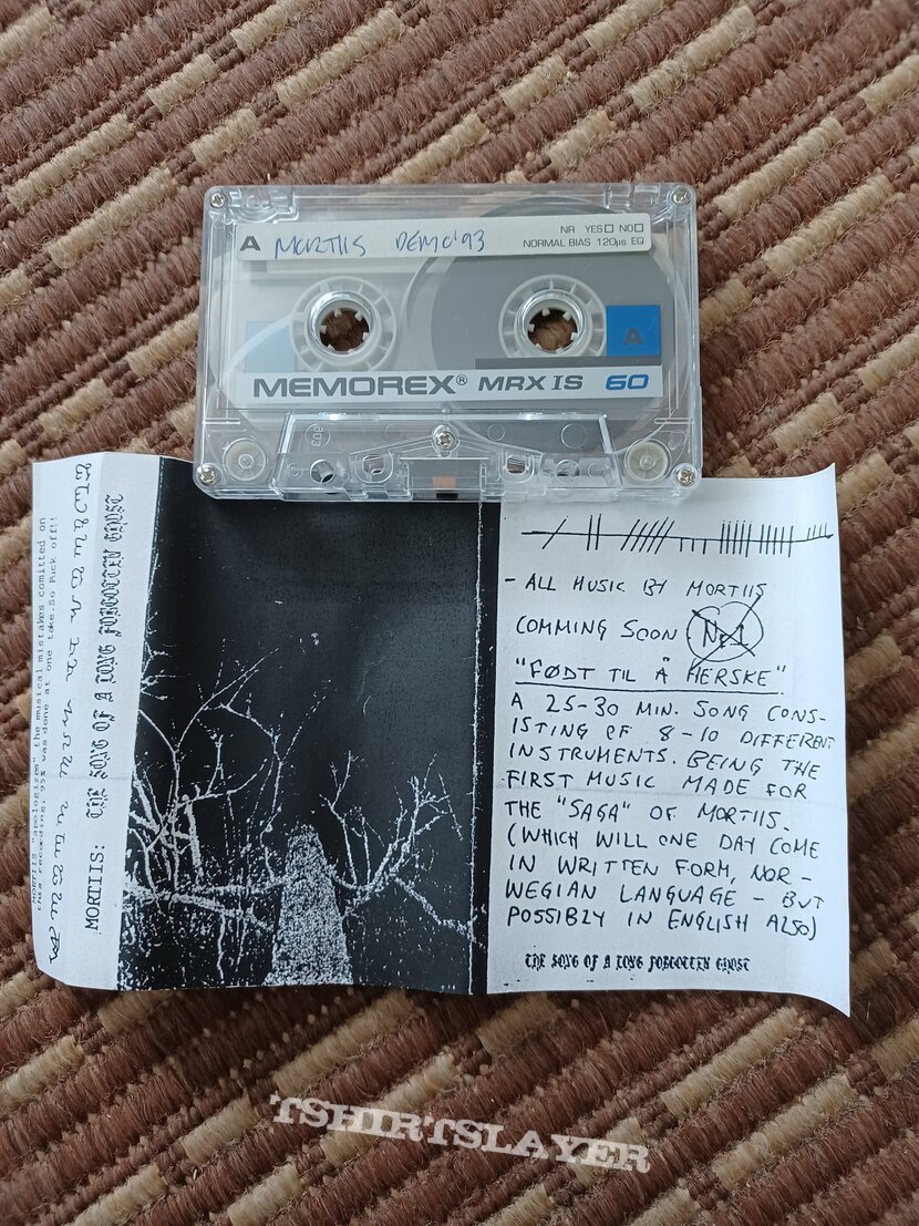 Mortiis &#039;The Song of a Long Forgotten Ghost&#039; cassette