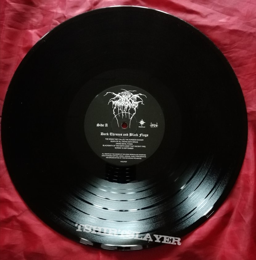 Darkthrone &#039;Dark Thrones and Black Flags&#039; first press vinyl 