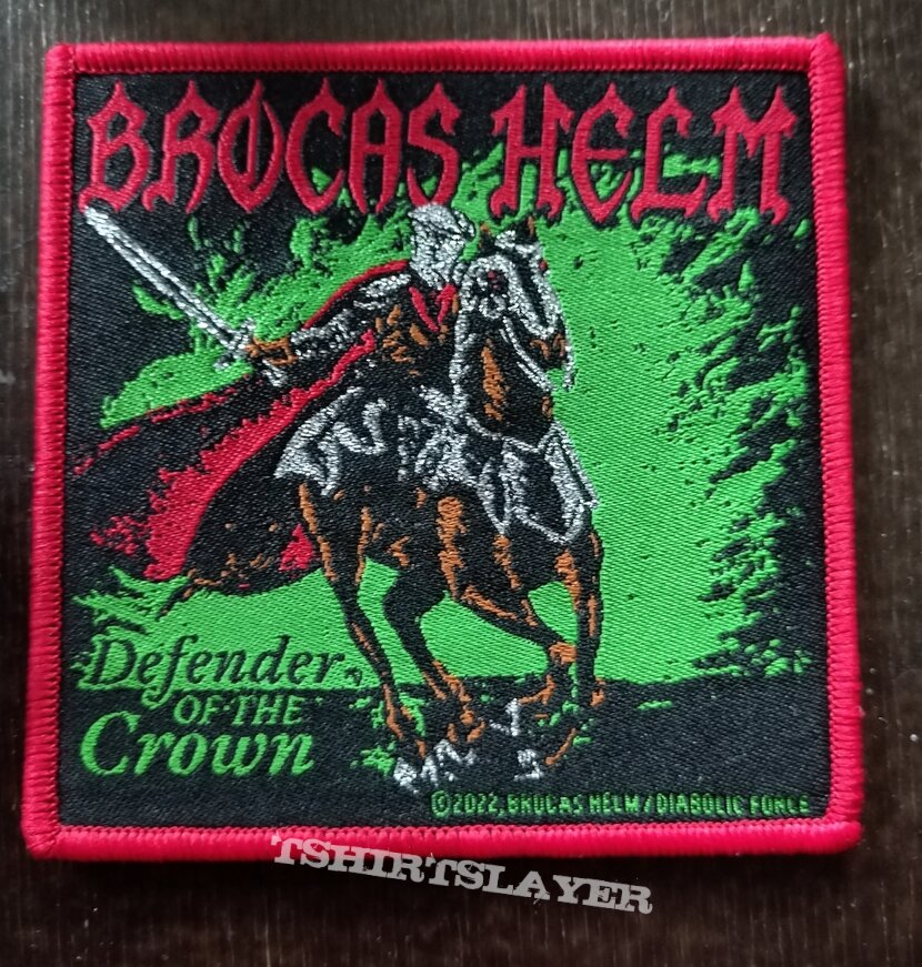 Brocas Helm &#039;Defender of the Crown&#039; woven patch 