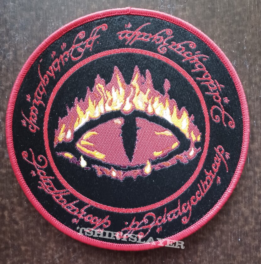 Lord Of The Rings Eye of Sauron woven patch 