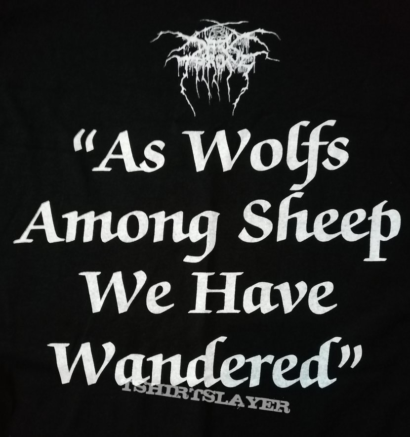 Darkthrone &#039;As Wolfs Amongst Sheep&#039; shirt 2