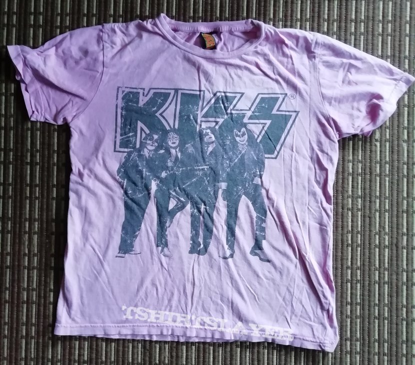 Kiss pink girlie shirt 