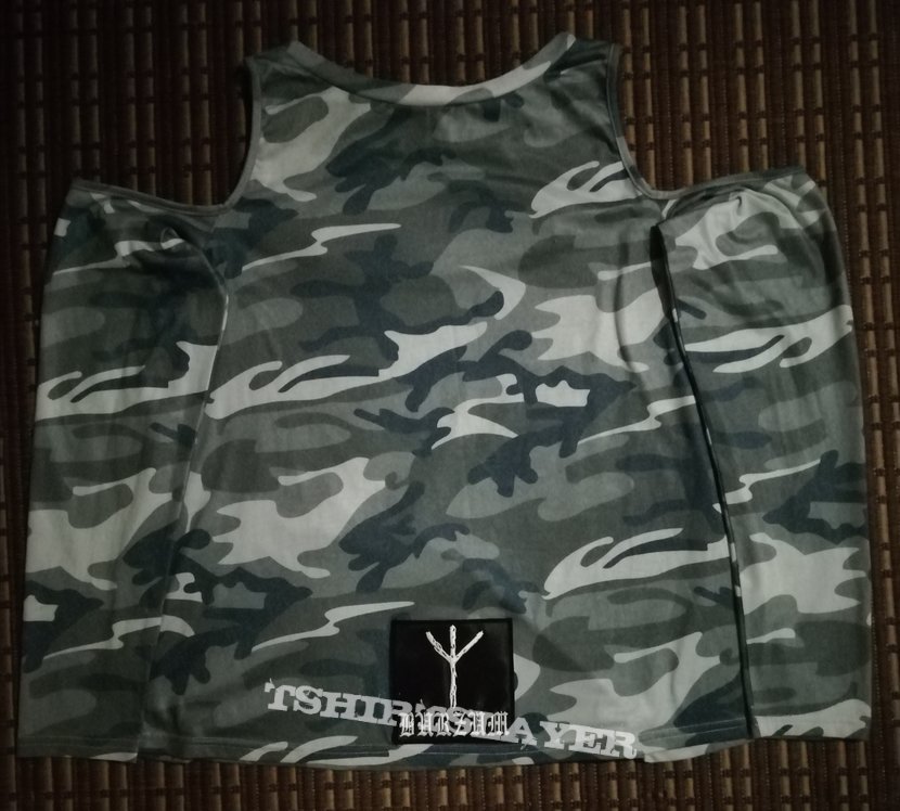 Burzum shoulder less camo longsleeve 