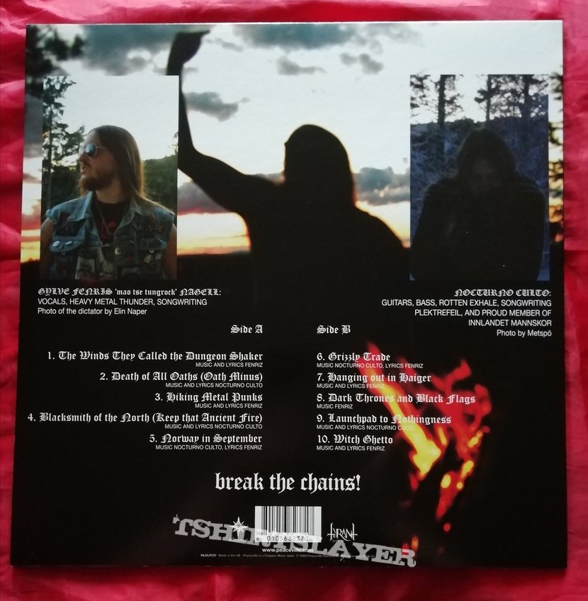 Darkthrone &#039;Dark Thrones and Black Flags&#039; first press vinyl 