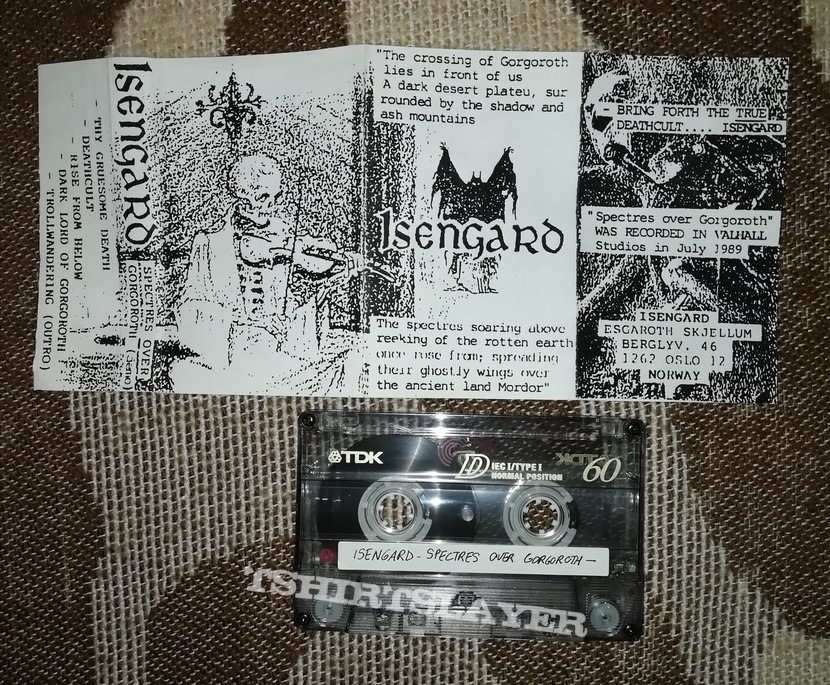 Isengard &#039;Spectres Over Gorgoroth&#039; cassette white version 