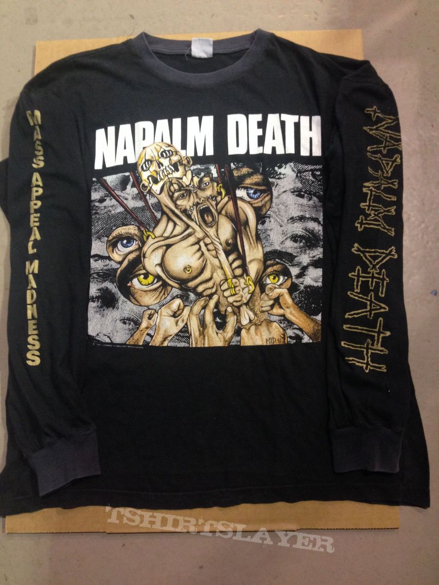 Napalm Death Mass Appeal Madness Longsleeve 1991 