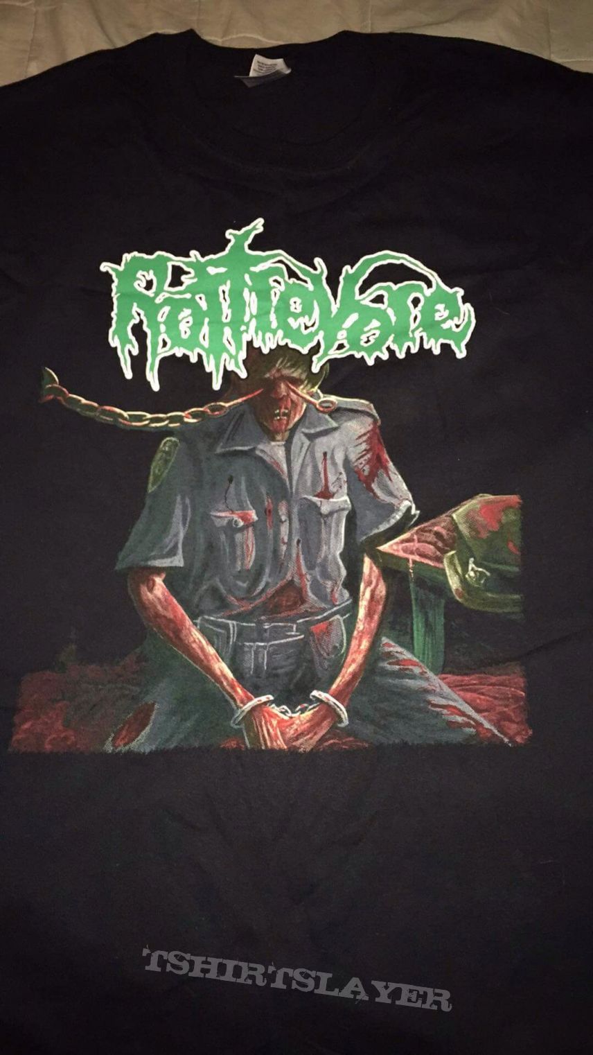 Rottrevore hung by the eyesockets 2013 Killtown Deathfest shirt |  TShirtSlayer TShirt and BattleJacket Gallery